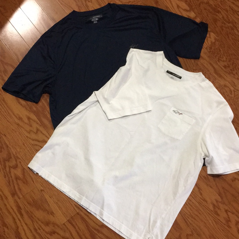 Lot of two Greg Norman Pullover T-Shirts S/S